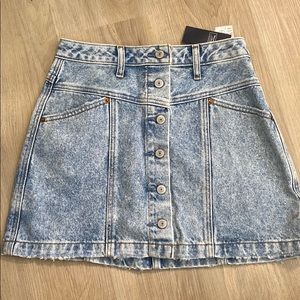 Abercrombie denim mini skirt